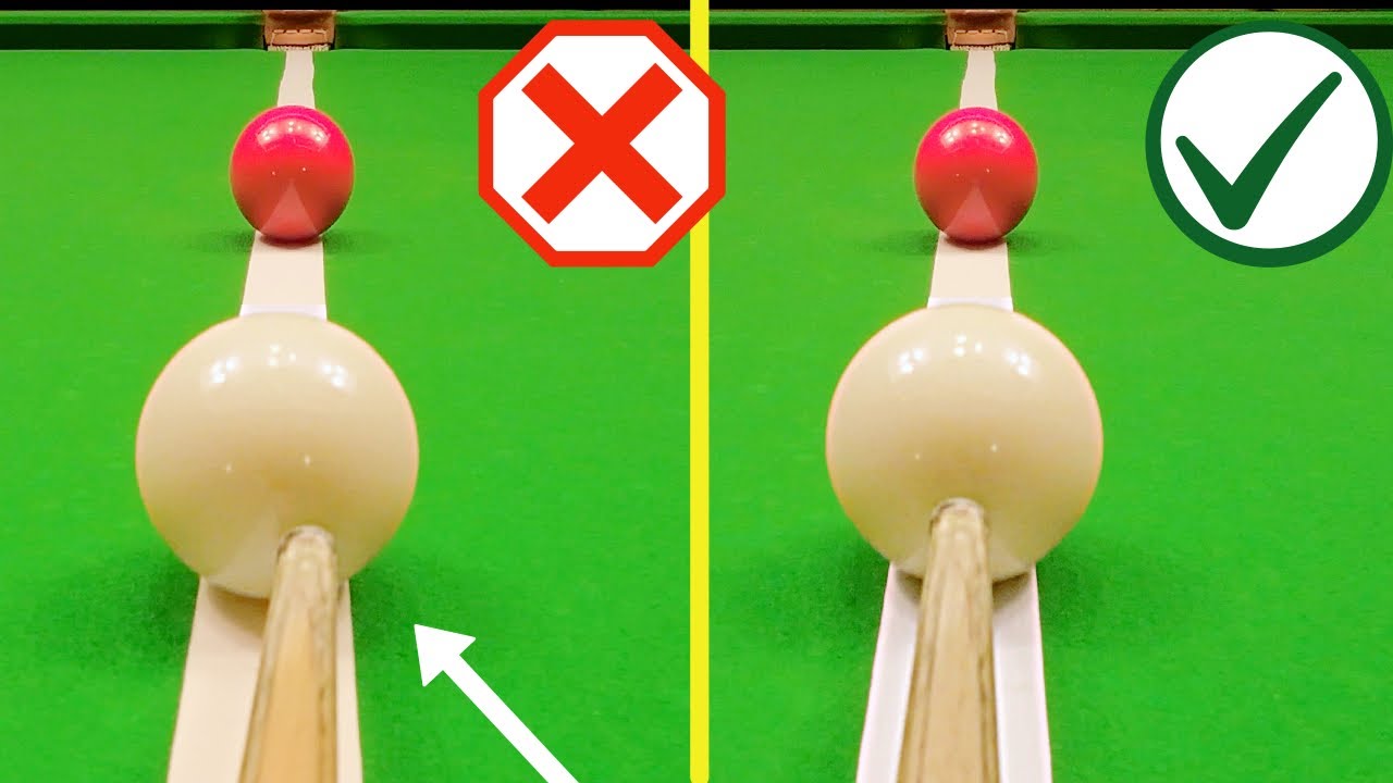 Snooker Cueing Tips For Straight Cueing