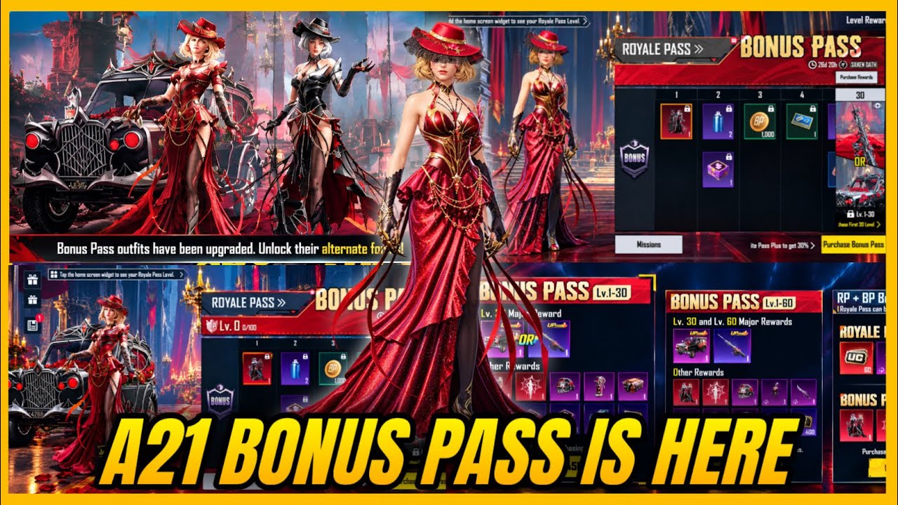 A21 BONUS PASS IS HERE 🔥 | NEXT BONUS PASS GLACIER 😱 | BGMI BONUS PASS CONFIRMED DATE
