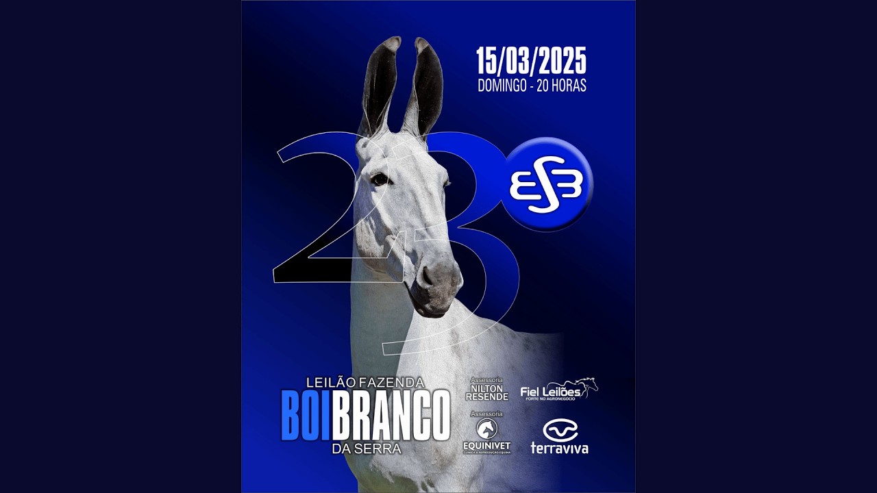 23º LEILÃO FAZENDA BOI BRANCO DA SERRA | 15/03/2026 – 20H