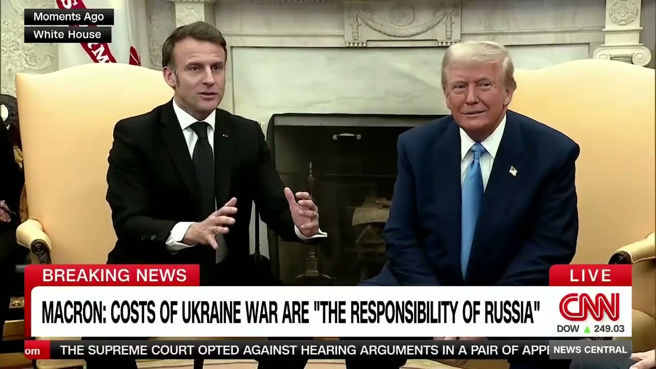 Trump vs Macron: scontro sull’aiuto all’Ucraina!