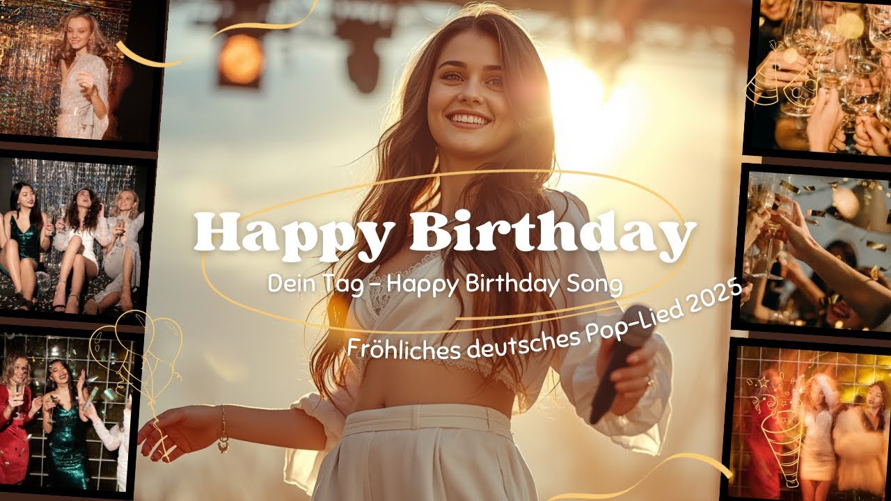Dein Tag – Fröhliches deutsches Geburtstagslied 🎂 | Positive Pop-Ballade 2025