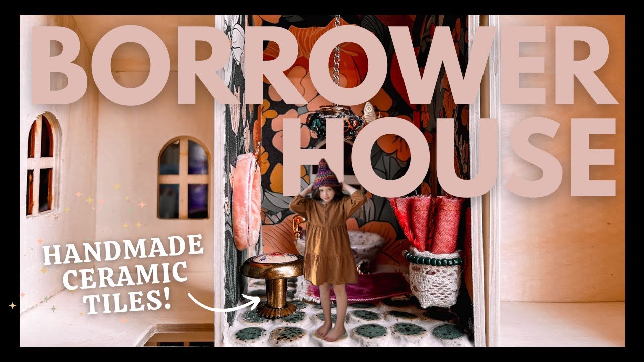 Making a Miniature Bathroom for the Borrowers | DIY Dollhouse