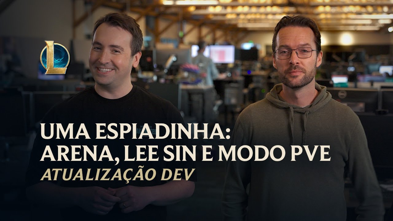 Uma espiadinha: Arena, Lee Sin e modo PvE | Atualização Dev – League of Legends