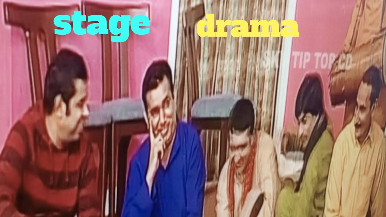 Iftikhar Thakur zafri Khan and Nasir chinyoti Sajjan Abbas Muhabhat CNG Stage drama Clip 