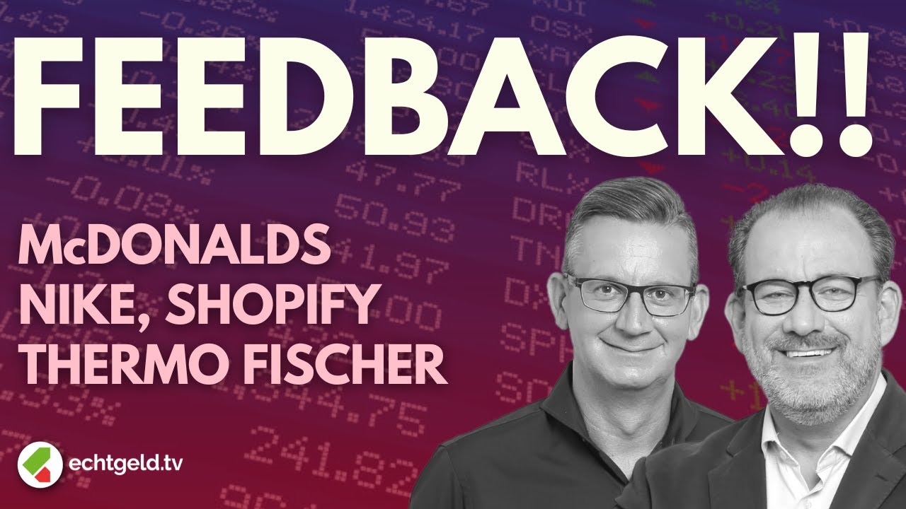 Mitverdienen bei Musik-Milliardärin Taylor Swift!? | Plus: Nike, McDonald's, Shopify, Thermo Fisher…