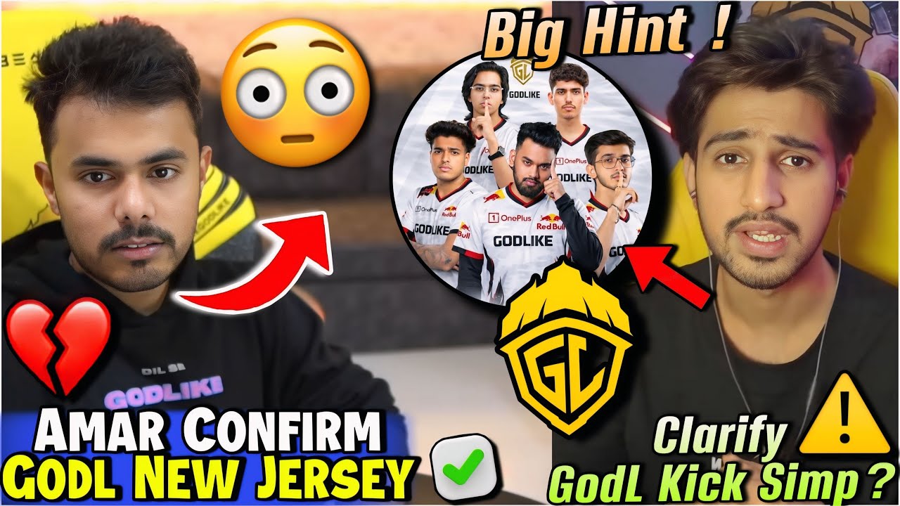 Amar Confirm GodL New Jersey In BGIS😳🔥Clarify GodL Kick Simp❓Owais Big Hint🚨GodL BGIS Plan✅