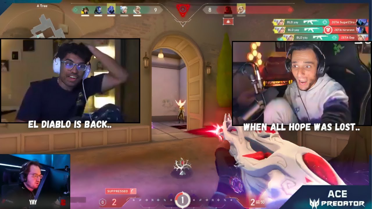 FNS & Curry Reacts To Bleed YAY Ace Vs Zeta - VCT
