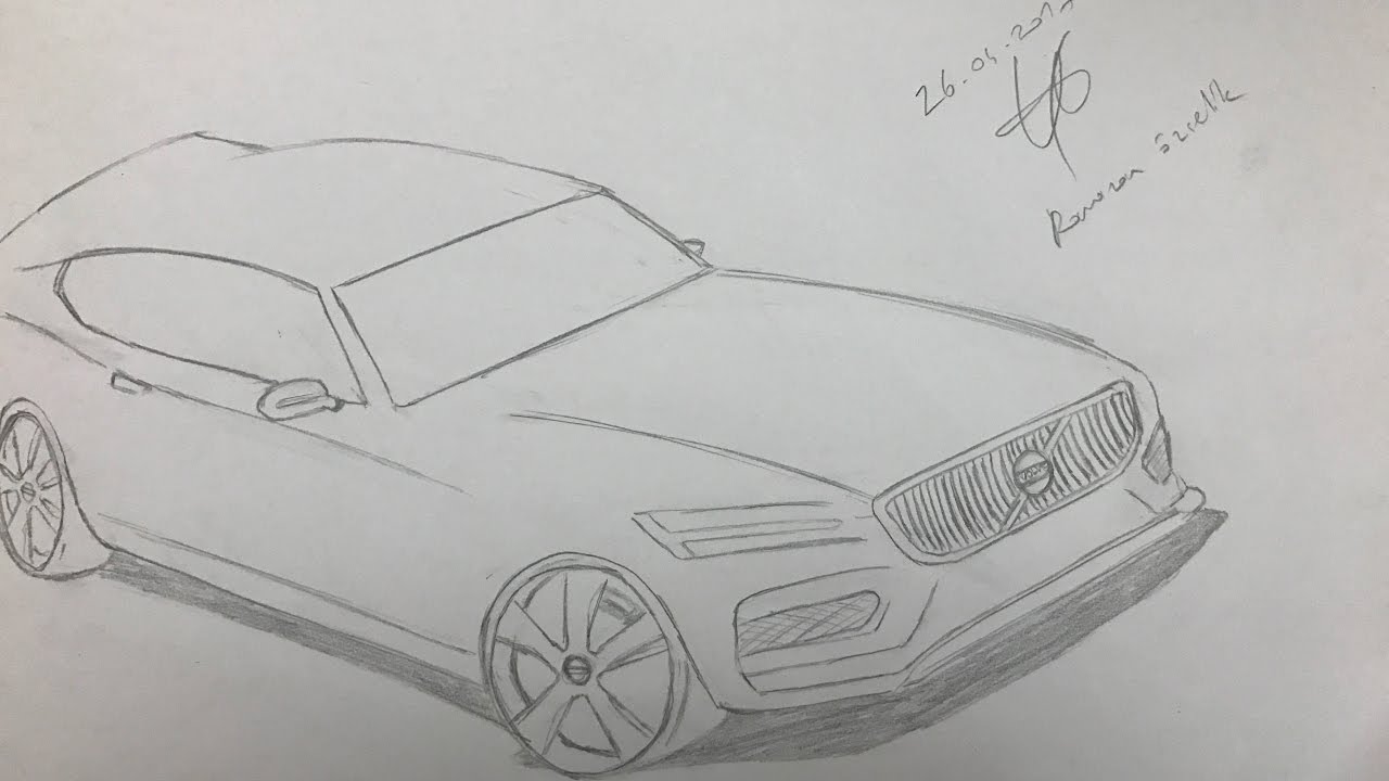 Volvo Concept Coupe Çizimi