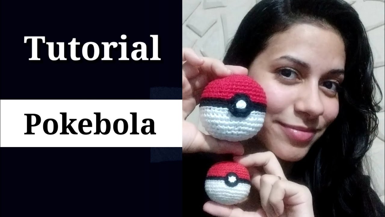 Pokebola de Crochê - Tutorial
