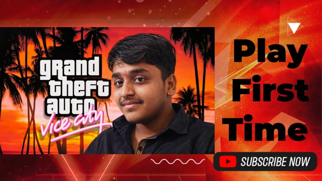 Play First Time: GTA ,VICE CITY 🎮😀