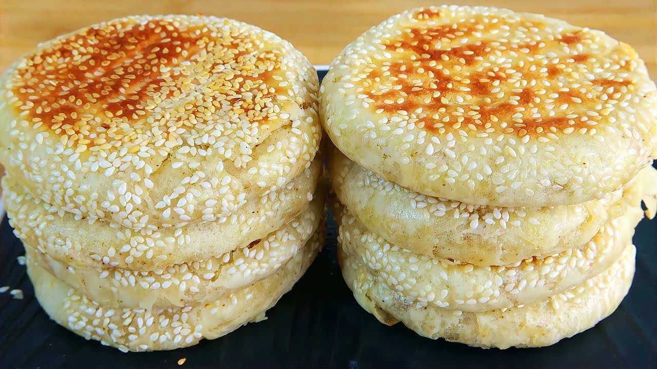 這小餅我家一周吃3次，不用配菜，不用喝湯，外酥里軟，簡單易學 #美食 #家常菜 #简单 #好吃 #制作