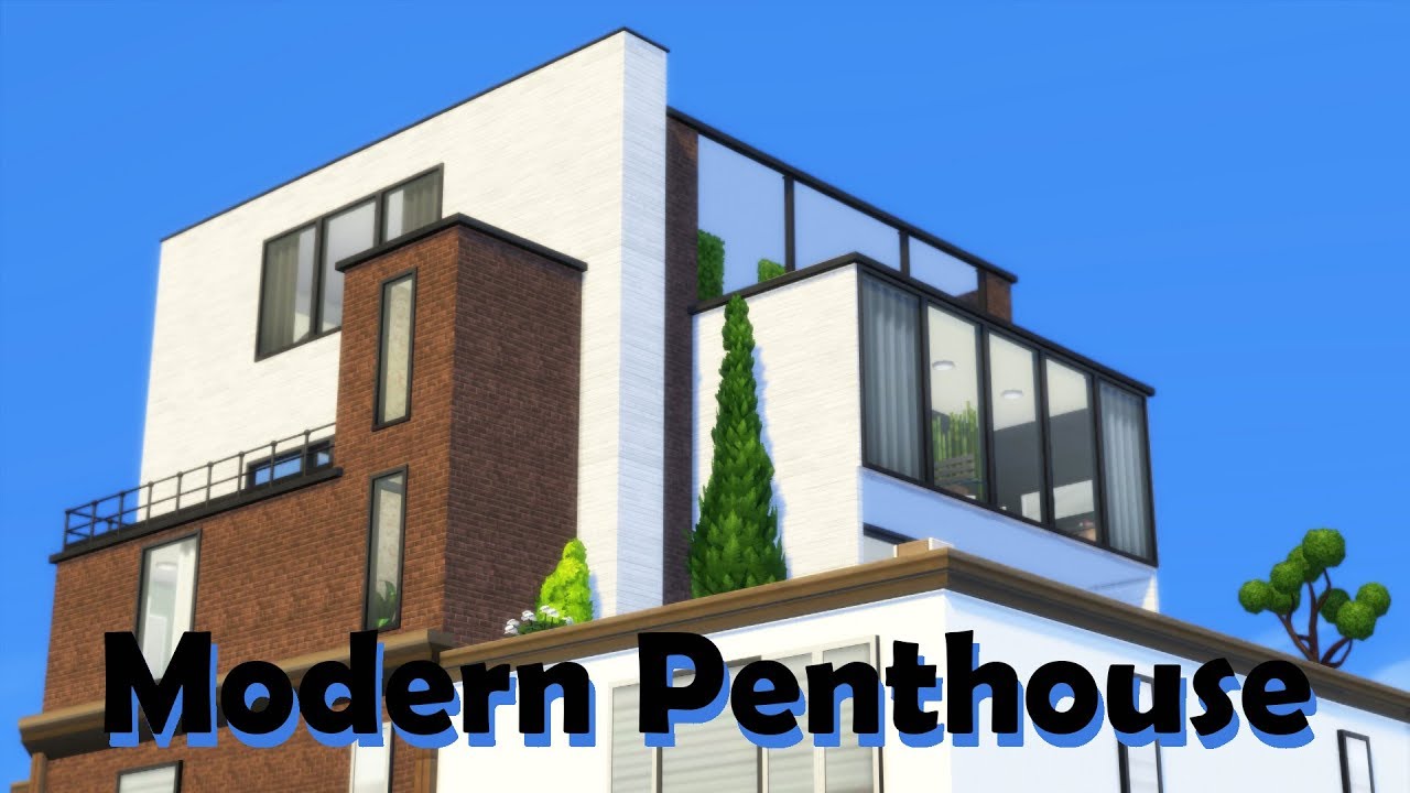 Sims 4 | House Building | Modern Penthouse