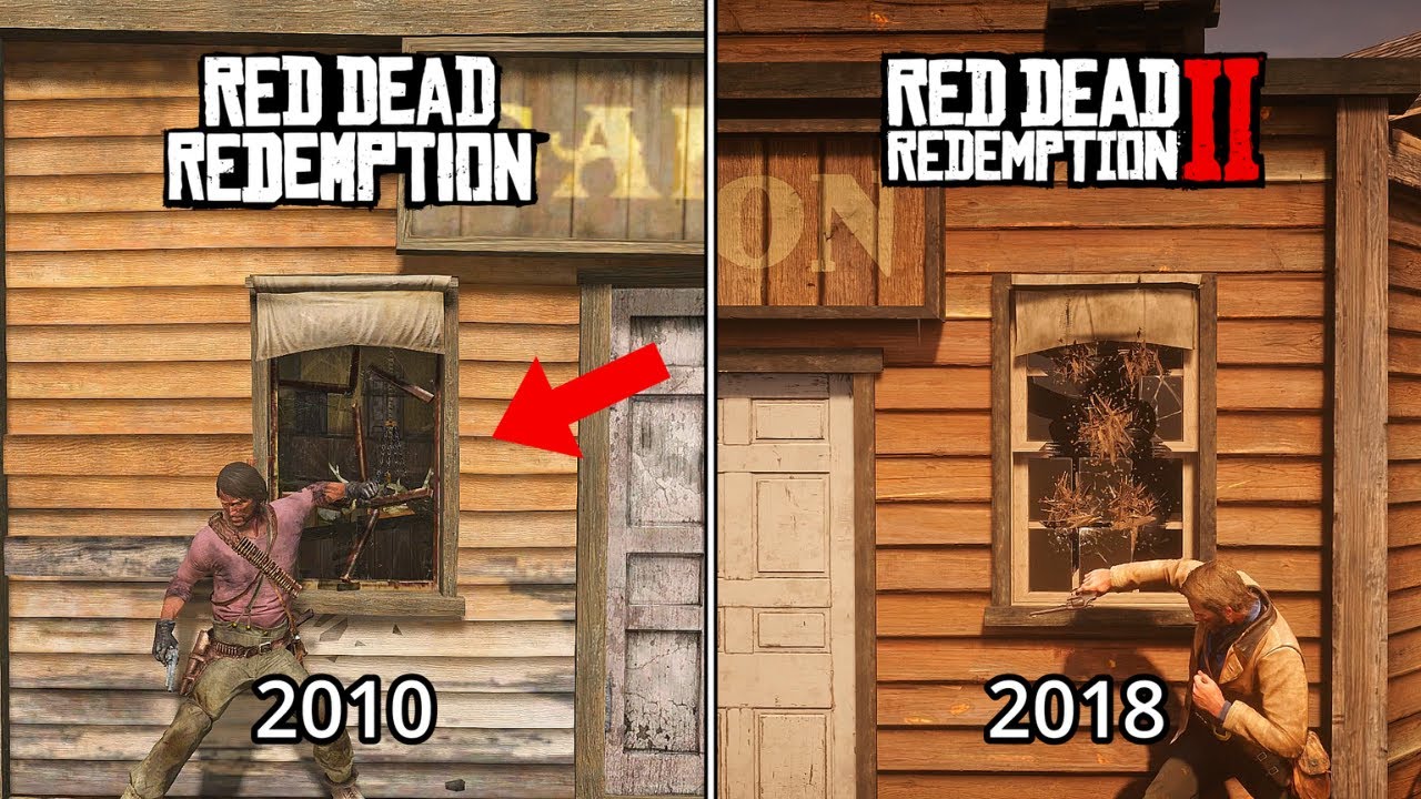 (Part 2) RDR1 VS RDR2 Ultimate Physics and Details Comparison