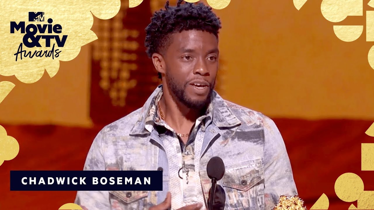 Chadwick Boseman Accepts The Award for Best Performance in a Movie | 2018 MTV Movie & TV Awards