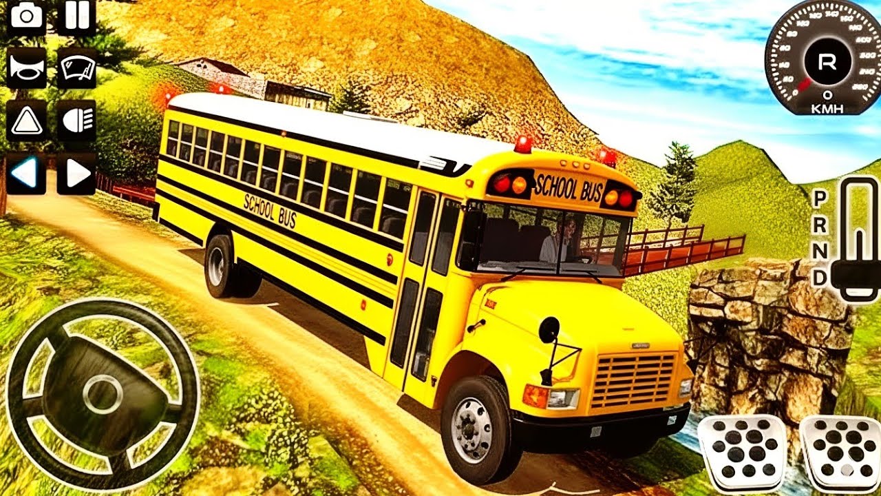 Offroad High School Bus Driver Simulator - Android Gameplay (Part 2)