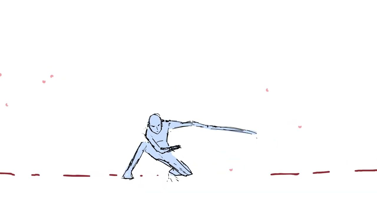 Katana Slash 2D animation practice