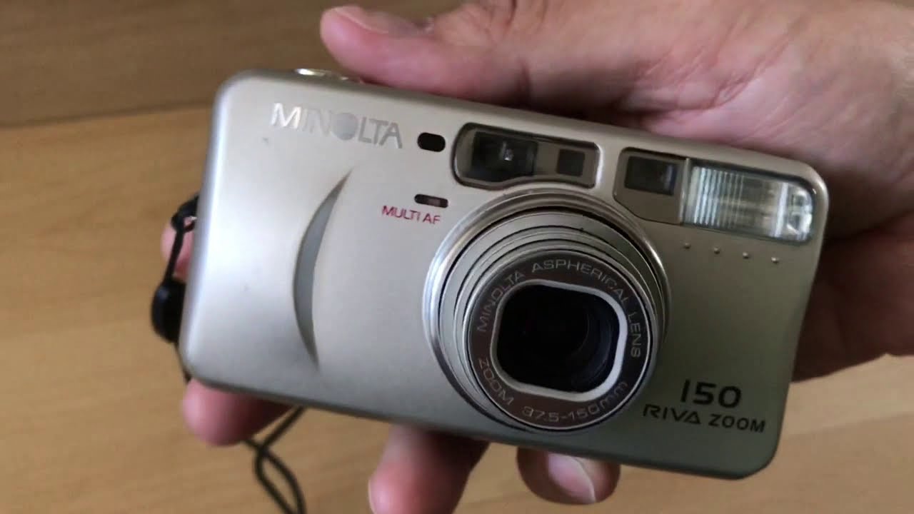 Minolta Riva Zoom 150 retro 35 mm film camera