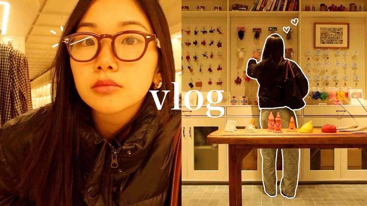 uni vlog: explorando Seul sozinha, projeto do semestre, oq como na feira coreana, onde compro roupas