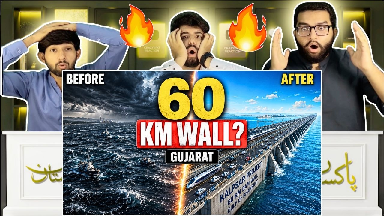 Why Is Nobody Talking About India's Kalpasar Dam? 😳 Mega Project Explained | Pakistani Reaction 🔥