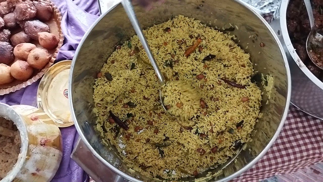 Gruhapravesam ceremony / lunch menu / special dishes