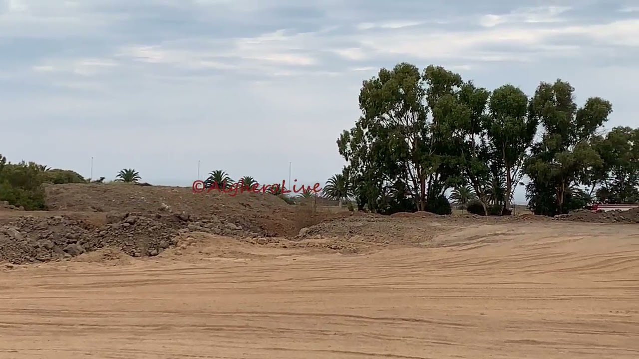 Cumuli di terra a Maria Pia