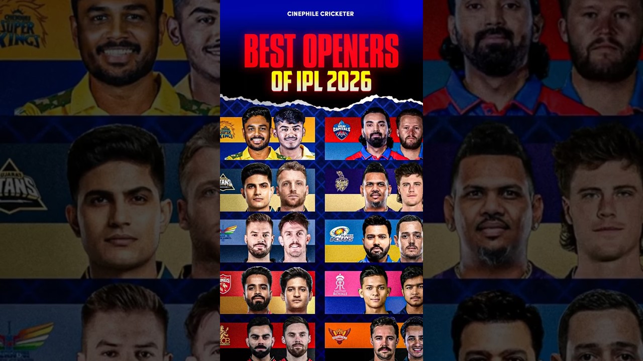 Best Opening Pairs of IPL 2026