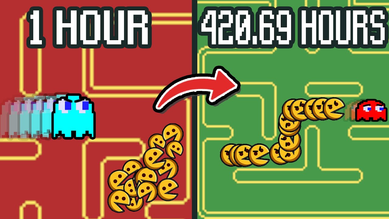 ИИ учится доминировать над PACMAN