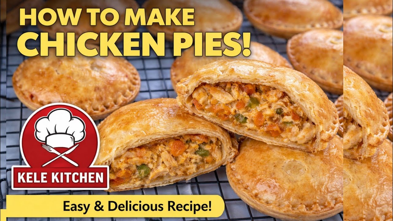 Kele Kitchen is live //CHICKEN PIES// #kelekitchen #pies #chicken
