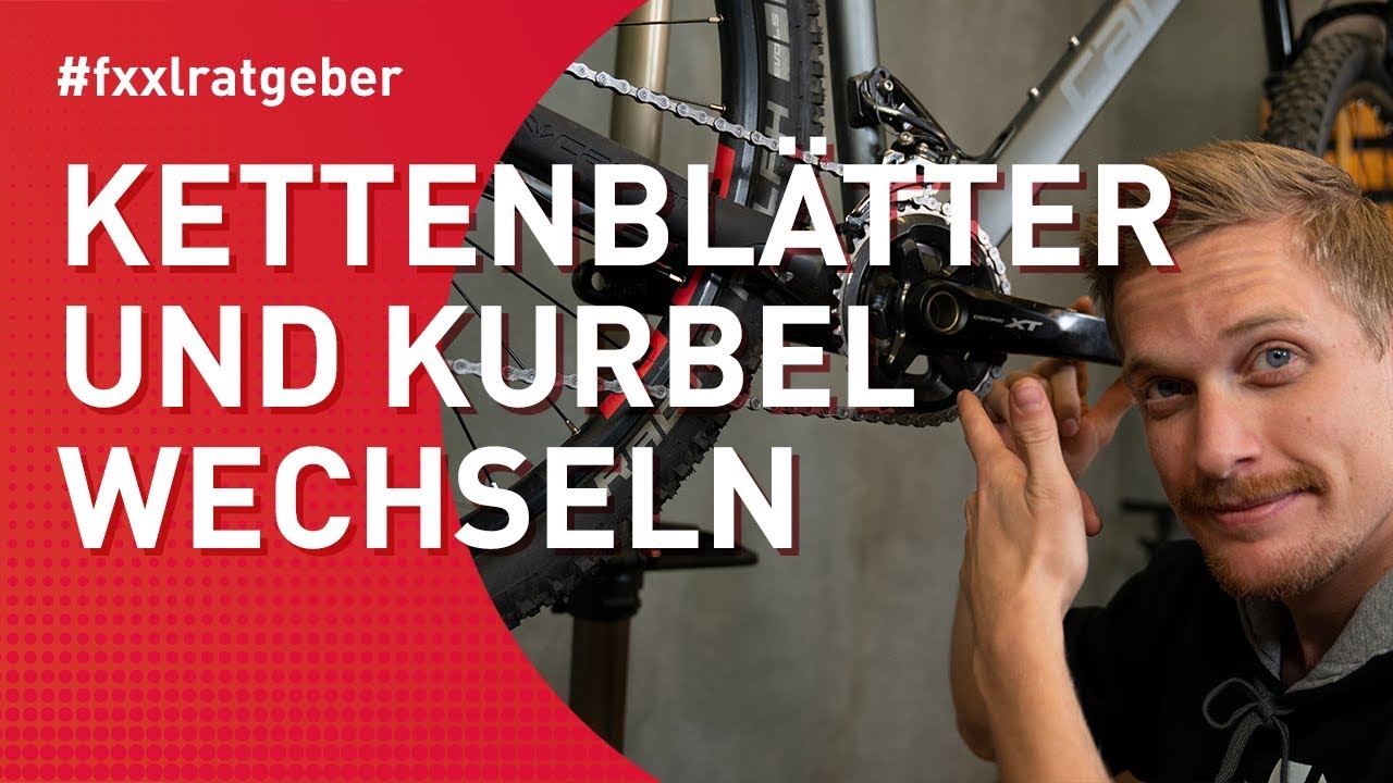 Shimano Kurbel und Kettenbl&auml;tter wechseln. Ein- und Ausbau. So geht's richtig.