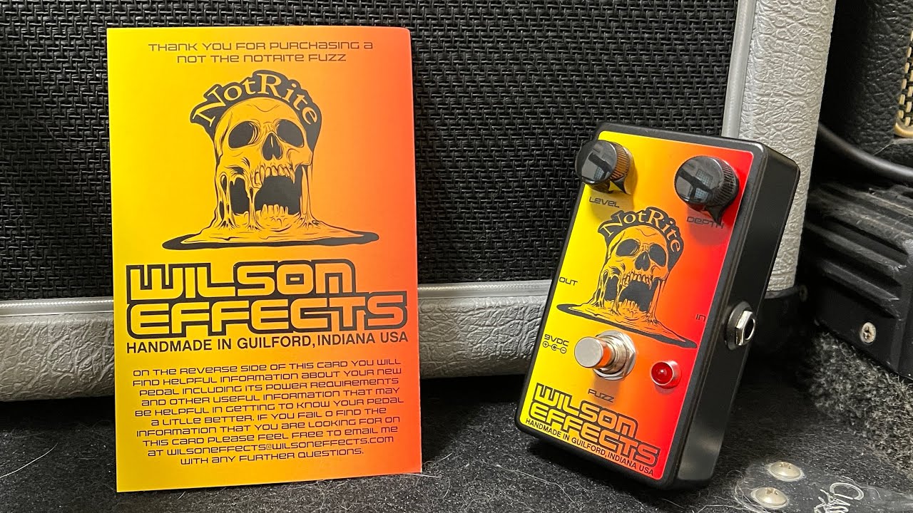強烈なゲートを持った超個性派Fuzz[Wilson Effects Not the Notrite]