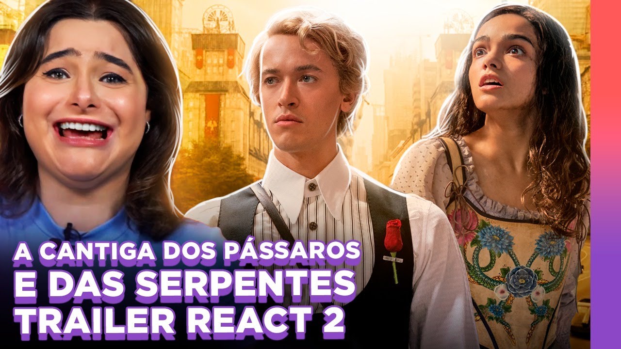 INTENSO E CHEIO DE AÇÃO! A Cantiga dos Pássaros e das Serpentes - Trailer React | Alice Aquino
