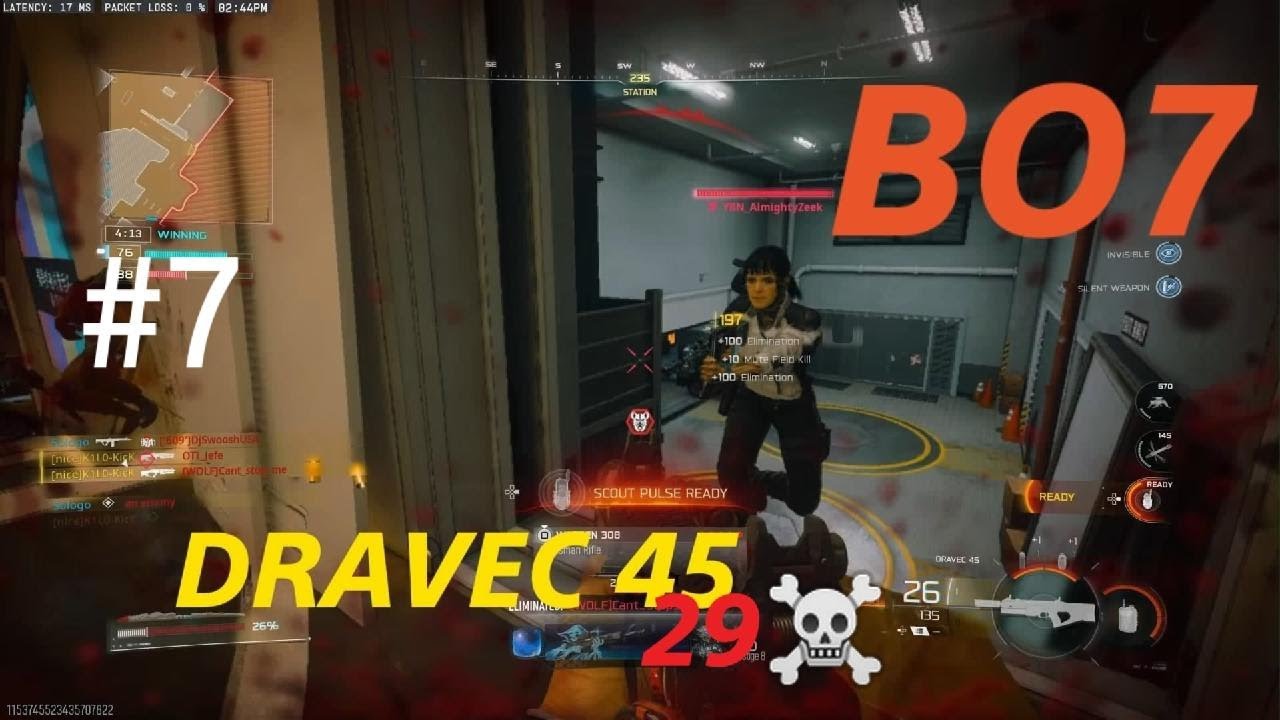 Call of Duty BO7- DRAVEC 45 gameplay on TOSHIN (No Commentary)