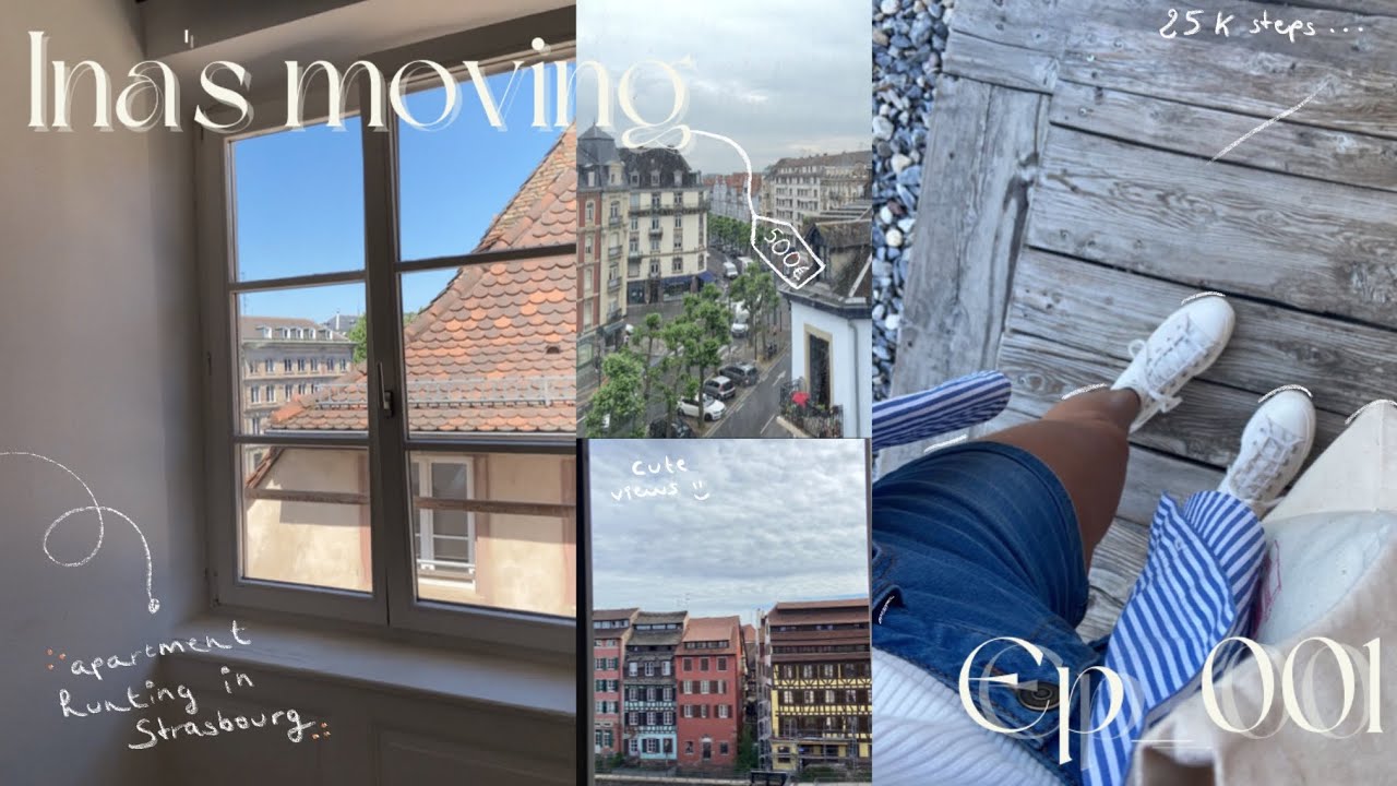 Recherche D'APPARTEMENT ÉTUDIANT À STRASBOURG ✨ photos, prix, avis … - Ina's moving Ep1