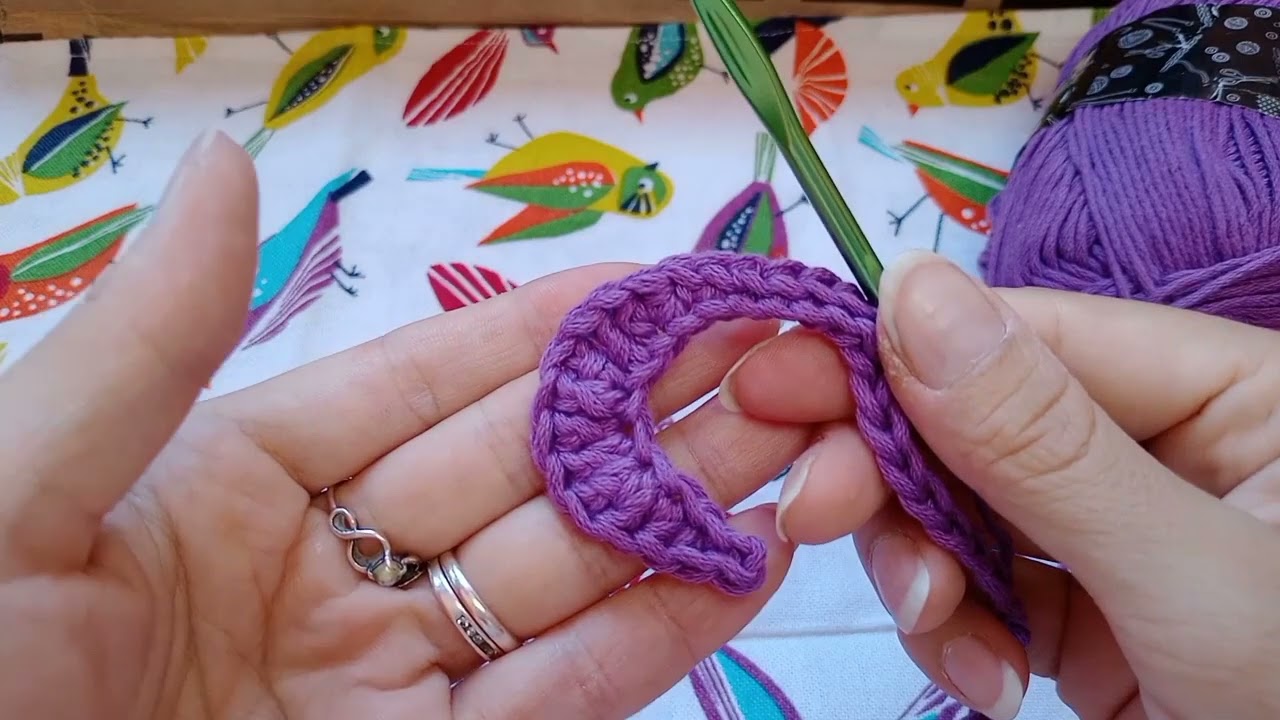 Clave de Sol en Crochet (paso a paso para zurdos)