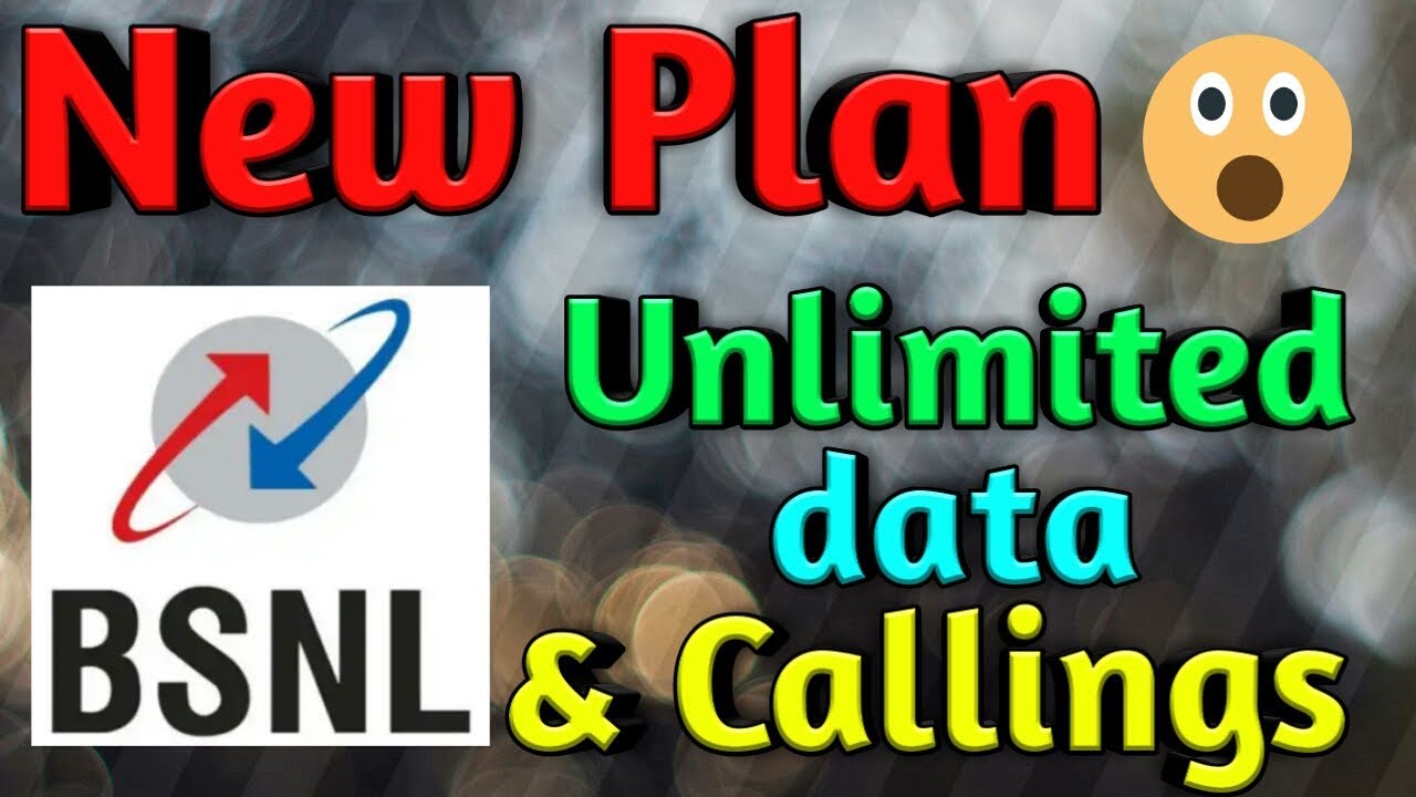 BSNL New Plan !! Unlimited Data & Callings !!