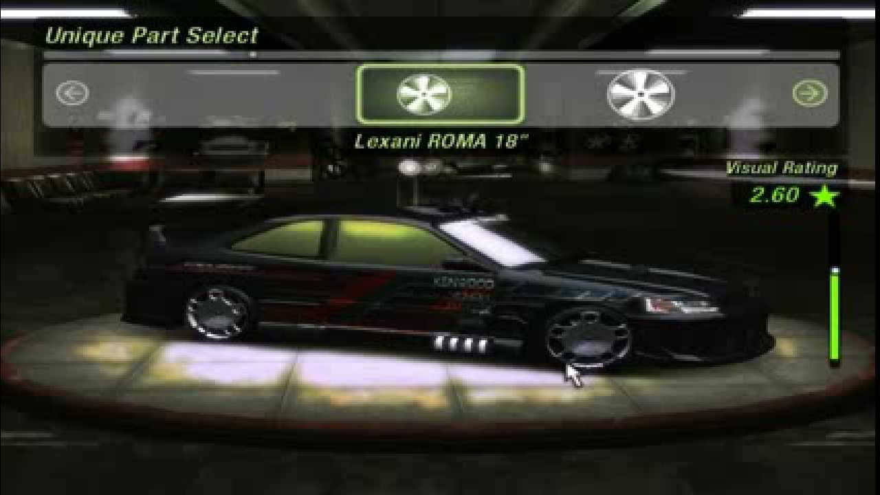 Need For Speed: Underground 2 - Unique Upgrade #3 - Rims (Stage 3)