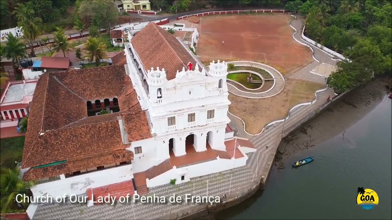 Penha de Franca Church by the river Mandovi Goa