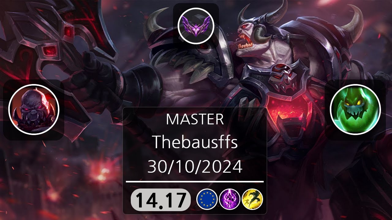 Thebausffs | Sion VS Zac | RANKED | 30/10/2024