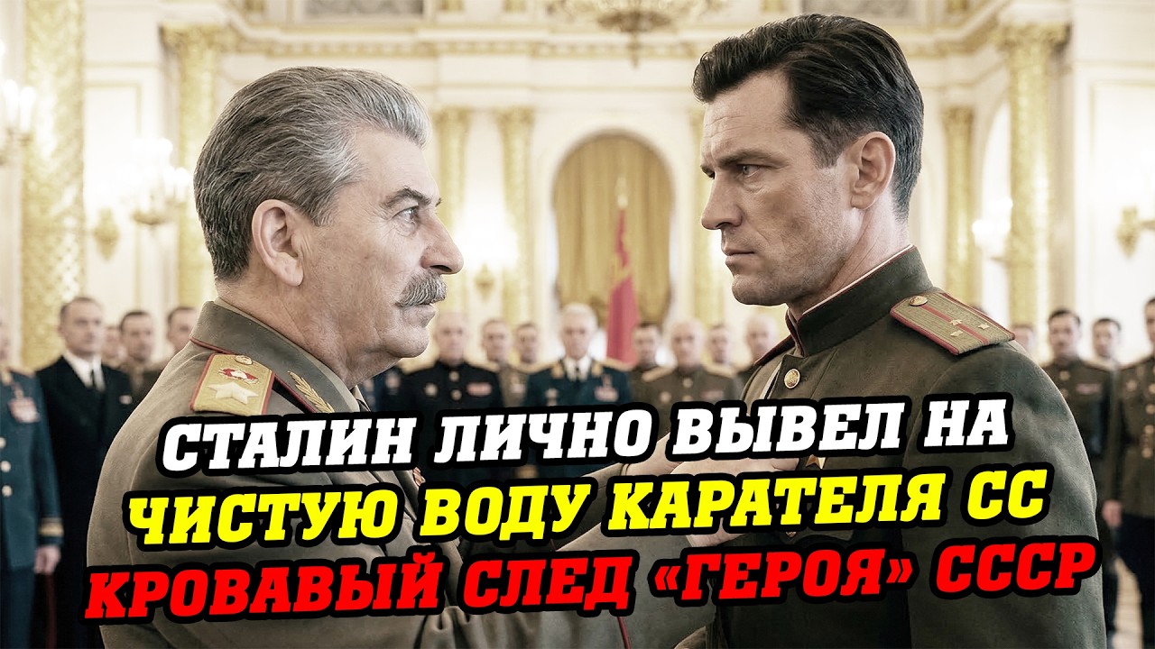 СТАЛИН ВЫВЕЛ НА ЧИСТУЮ ВОДУ КАРАТЕЛЯ СС! Вручил Звезду Героя СССР и вынес жестокий приговор! РОКЕТ
