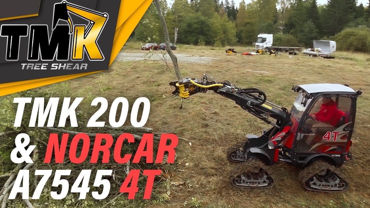 TMK 200 in a Norcar A7545 4T in Finland // TMK Tree Shear