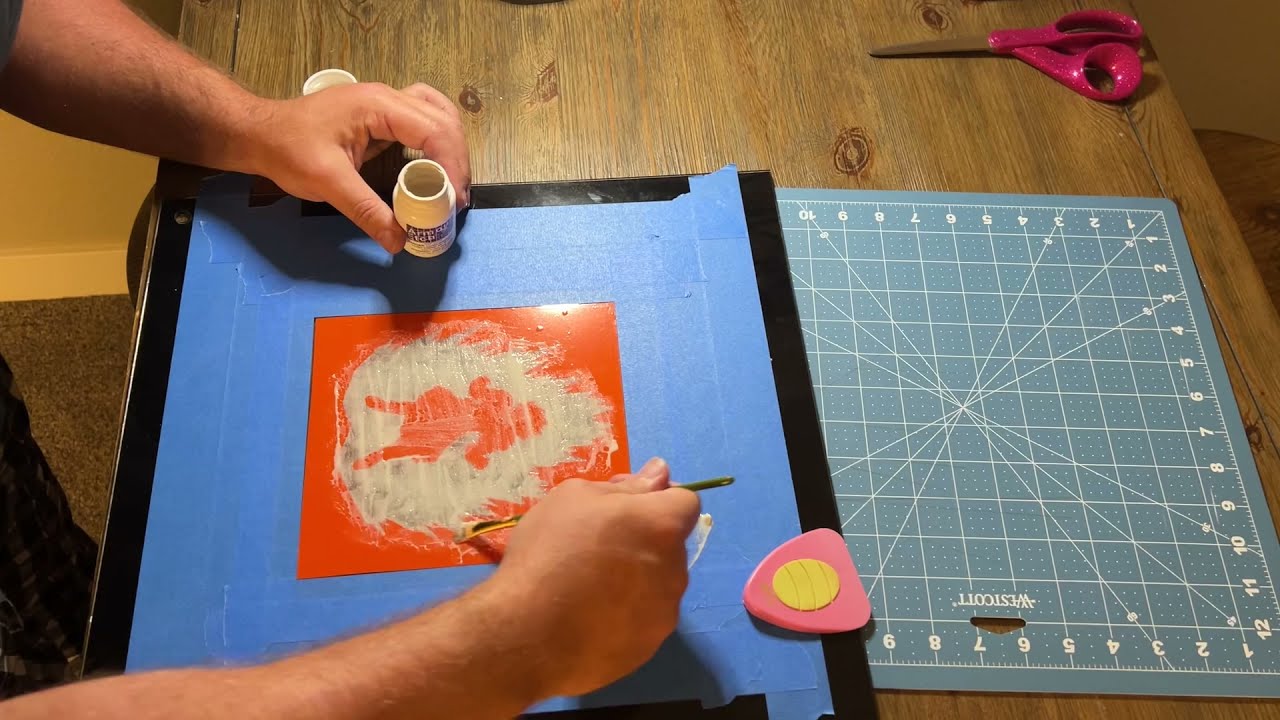 How to etch glass with acid