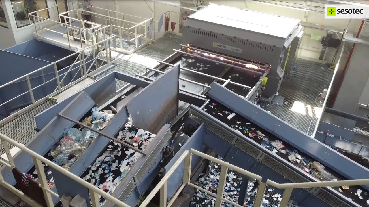 Sesotec sorting line for PET bottle recycling at Futura PET