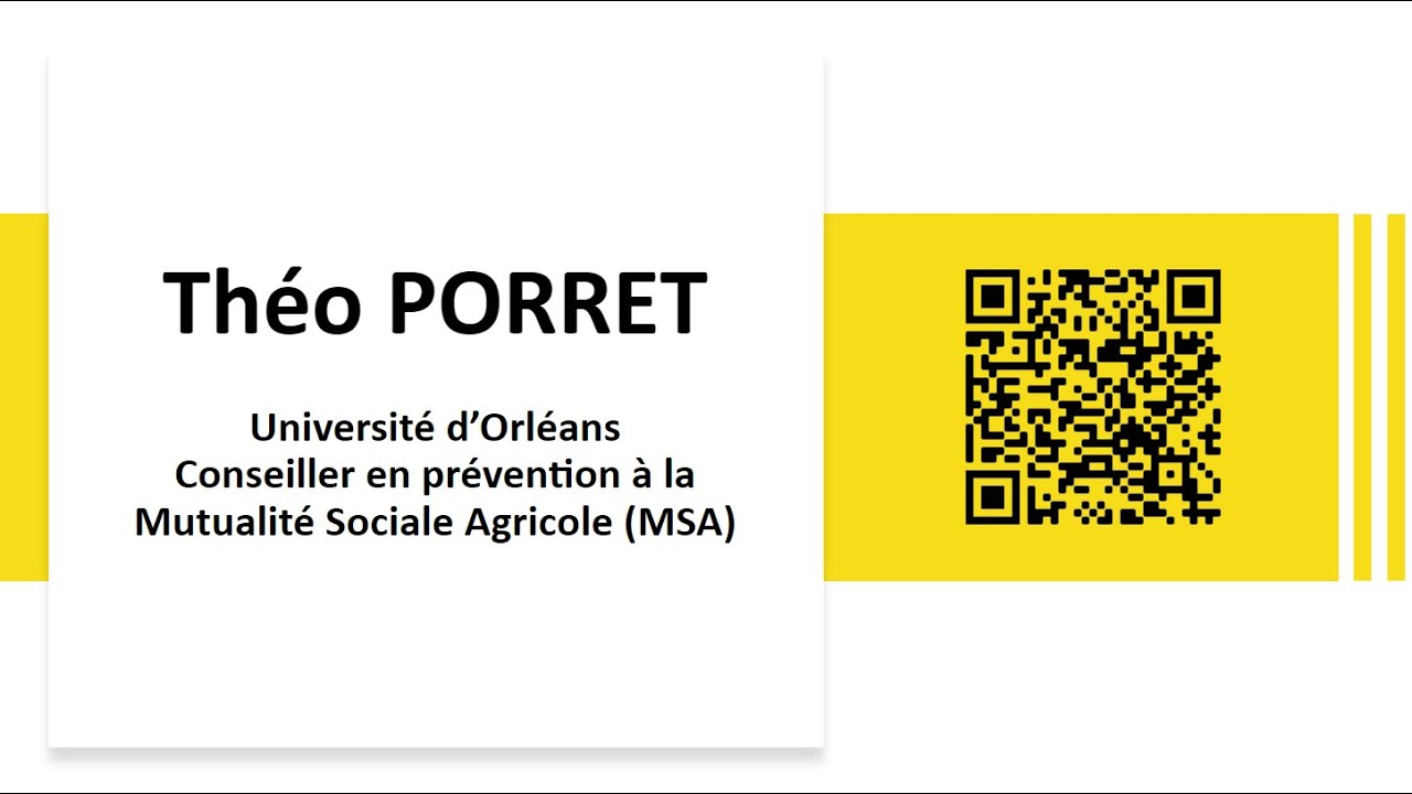 Webinaire sur l'orientation et l'insertion professionnelle - Ergonomie (3/7)