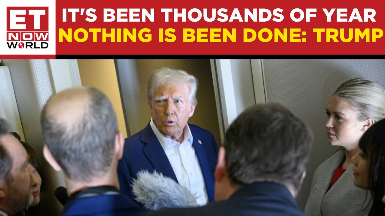 «Твой отец не обнимет…»: Трамп поднимается на борт Air Force One после подписания исторического с...