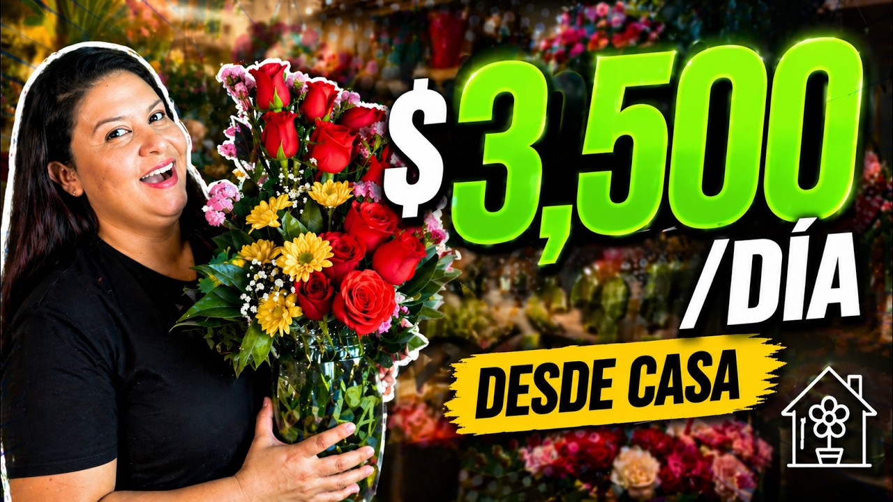 Hondureña tiene ÉXITO con su Floristeria desde Casa