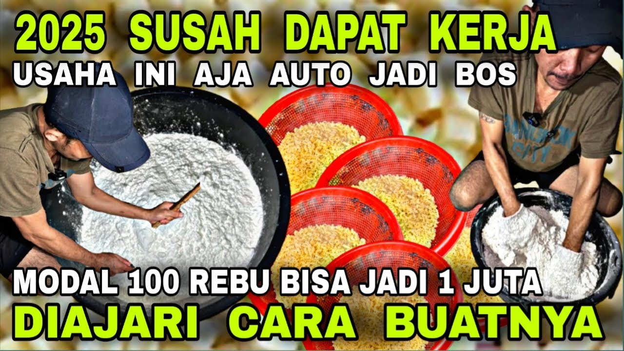 TAU RESEPNYA LANGSUNG JUALAN !! MODAL 100 BISA JADI 1 JUTA PERANTAU SUKSES USAHA UNIK MINIM PESAING