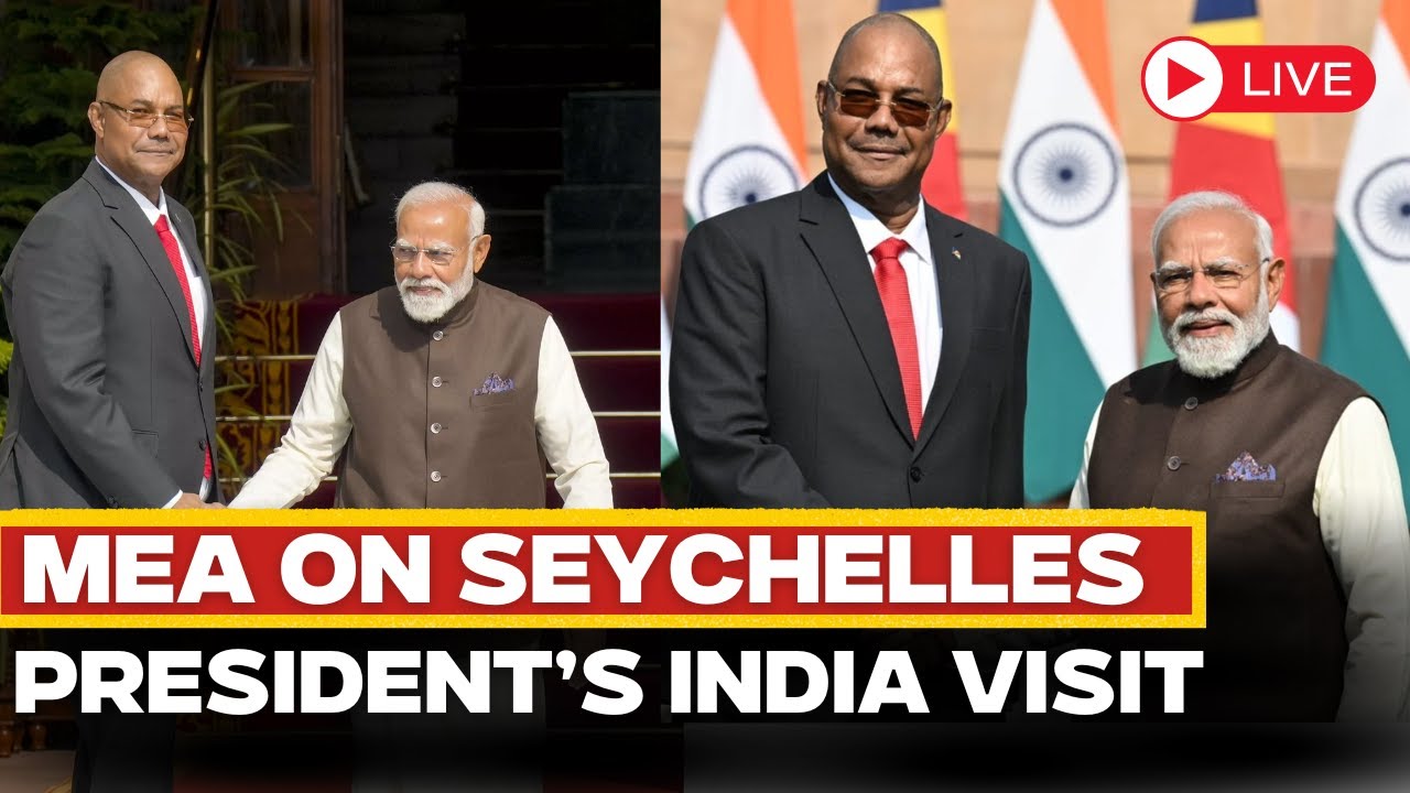 LIVE: MEA Holds Special Briefing On Seychelles President Herminie&rsquo;s India Visit | HT India