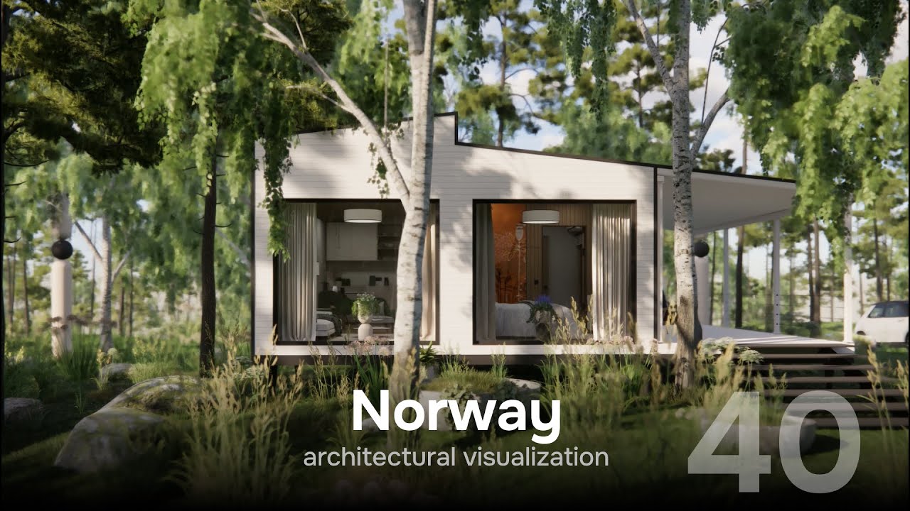 Hokkaido hotel. Norway project by DP. Enscape 3D animation.