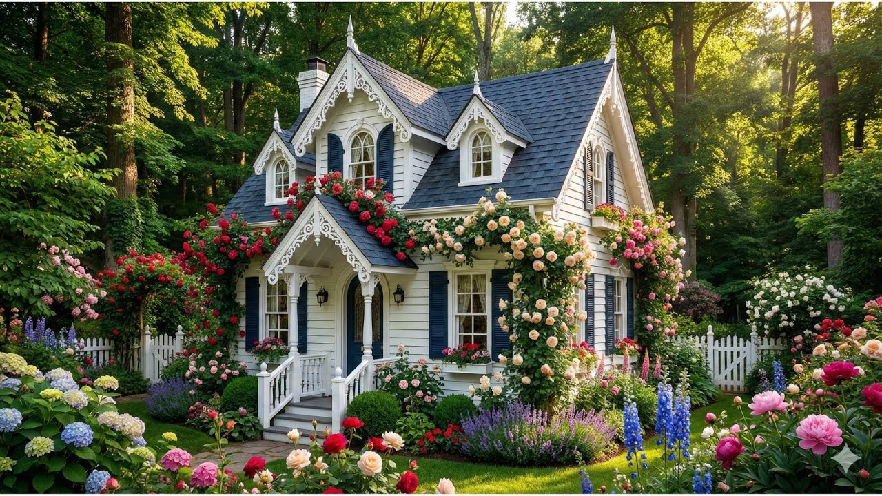 Inside a Dreamy Victorian Cottage Hidden in the Wood