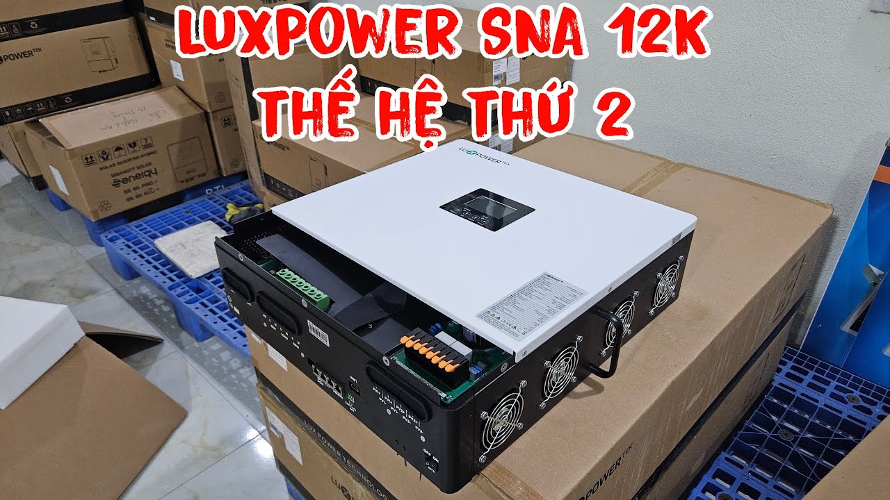 Chi tiết máy biến tần Luxpower SNA 12kw phiên bản mới SNA2 12K